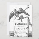 Search for black tombstone invitations Funny