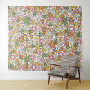 Search for 70s flowers tapestries Retro