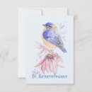 Search for bird memorial invitations Celebration of life