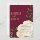 Search for burgundy and cream invitations Couple
