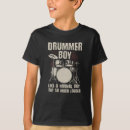 Search for music boys tshirts Drums