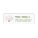 Search for pickleball return address labels Crest