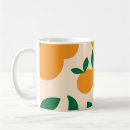 Search for modern fruit pattern mugs Citrus