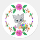 Search for cat easter stickers Kitten