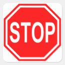 Search for red stop sign stickers Traffic