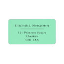 Search for mint green return address labels Typography