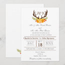 Search for rustic deer wedding invitations Stag