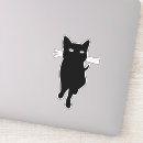 Search for big black cat stickers Fun
