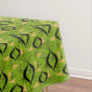 Search for green and gold tablecloths Retro