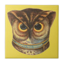 Search for owl tiles Vintage