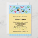 Search for bumble bee baby shower invitations Summer
