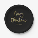 Search for black christmas plates Simple