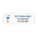 Search for monogram f return address labels Initial