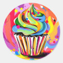 Search for colourful cupcakes stickers Sprinkles
