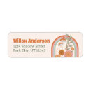 Search for hippie return address labels Baby shower