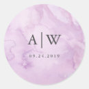 Search for purple watercolor wedding stickers Modern