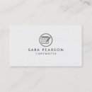 Search for copywriter business cards Novelist