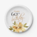 Search for 60th birthday plates Black