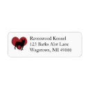 Search for boston return address labels Dog lover