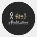 Search for american sign language stickers Hard of hearing