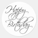 Search for happy birthday calligraphy stickers Girl