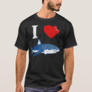 Search for i love sharks tshirts Great white shark