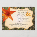 Search for orange lily wedding invitations Flower