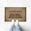 Search for wipe your paws doormats Funny