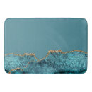 Search for navy blue gold bath mats Agate