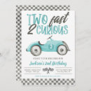 Search for two fast two curious birthday invitations For kids