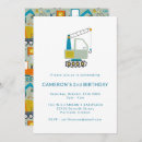 Search for digger birthday invitations Boy