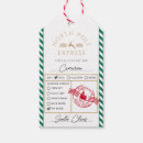 Search for special delivery gift tags Santa's workshop