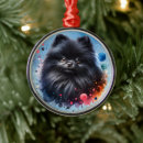 Search for black pomeranian christmas tree decorations Cute