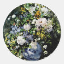 Search for flowers in a vase stickers Impressionism