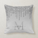 Search for green and grey cushions Monogrammed