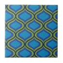 Search for blue yellow geometric pattern tiles Vintage