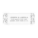 Search for spots return address labels Black