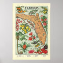 Search for vintage map of florida posters United states