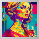 Search for abstract woman art posters Retro