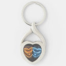 Search for flaming heart key rings Orange