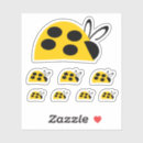 Search for yellow ladybug stickers Cute
