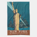 Search for new york city tea towels Statue of liberty