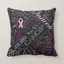 Search for breast cancer awareness cushions Hope