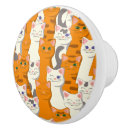 Search for cat face knobs and pulls Kitty