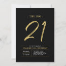 Search for the big one invitations Black