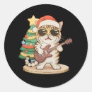 Search for cat playing guitar stickers Funny