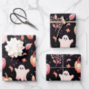 Search for spooky ghost wrapping paper Pattern