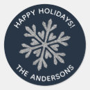 Search for snowflakes stickers Silver