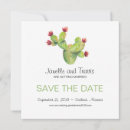 Search for western wedding save the dates Cactus cacti