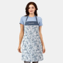 Search for blue toile aprons Botanical